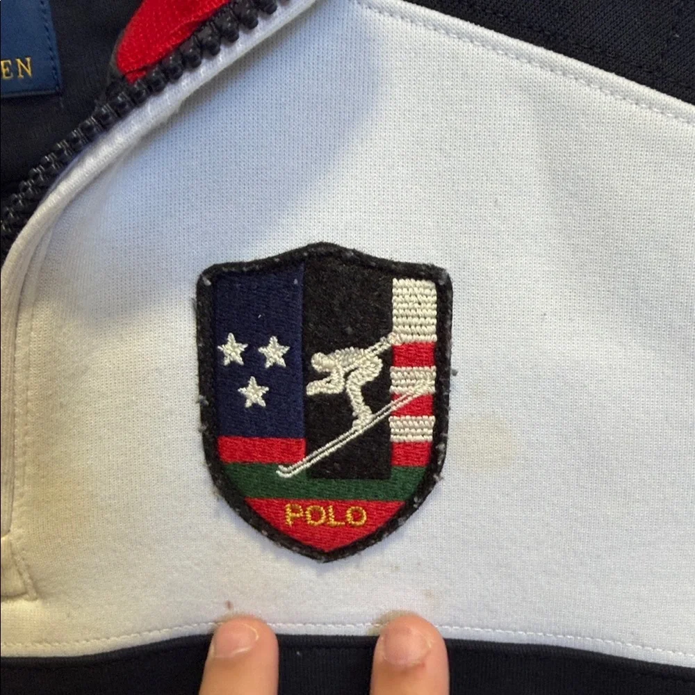 Polo by Ralph Lauren Kids Zip-Up Jacket - Navy, Red, White
